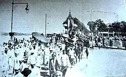 The procession of His Majesty King Sisowath's Funerary Urn