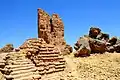 The upper surface of the ruins of the ziggurat and temple of Nabu at Borsippa, Iraq