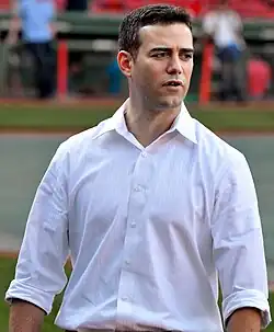 Theo Epstein, 2000, (JD), President of Baseball Operations for the Chicago Cubs[41]