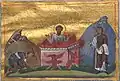 St Theodore in the Menologion of Basil II (11th cent.)