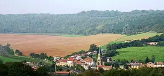 A general view of Thonne-les-Près