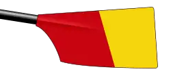 Image showing the rowing club's blade colours