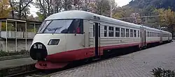 Georgian Rail 001-01, at Borjomi train station