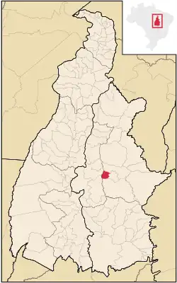 Location in Tocantins
