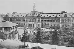 The first Tokyo Metropolitan Government Building in the 1930s. It was damaged during World War II.