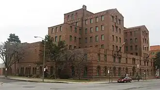 Toledo YMCA designed while with Mills, Rhines, Bellman & Nordhoff and completed in 1935