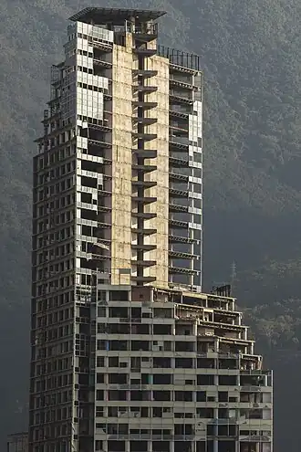 Derelict skyscraper