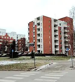 Apartment buildings in Tourula.