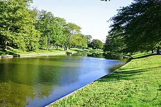 Town Pond from the west