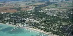 Aerial view of Kincardine