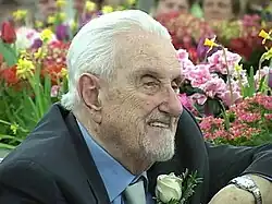 Jiří Traxler celebrates 95th birthday, Edmonton, Canada, 10 March 2007.