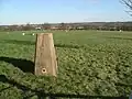 A trig point near Wootton Wawen, Warwickshire, England