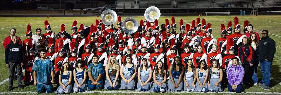 Tucson High M100 at the 2024 TUSD Marching Expo