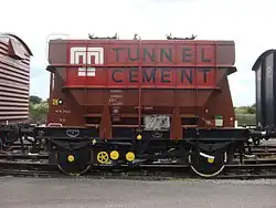 Presflo bulk cement wagon (UK)