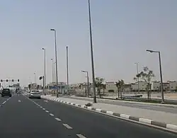 Turn off to Al Meshaf on Al Wukair Road.