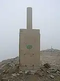 Triangulation station at the peak of the Turó de l'Home