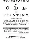 1730 Typographia An Ode on Printing