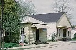Color Photograph, Loreauville Louisiana, Circa 1955, Main Street, Post Office, Walet General Store
