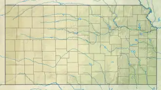 Location of Webster Reservoir in Kansas, USA.
