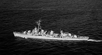 USS Picking (DD-685) underway on 24 October 1951