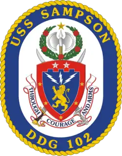 USS Sampson Coat of Arms