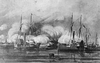 Tacony attacking Plymouth, North Carolina