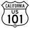 U.S. Route 101 Alternate marker