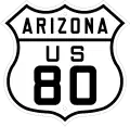 US 80 route marker