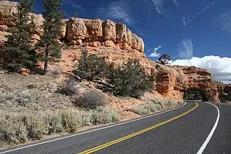 Image 1Utah State Route 12 through Red Canyon in Dixie National Forest (from Utah)