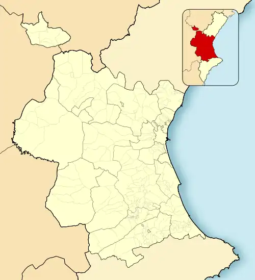 Burjassot is located in Province of Valencia
