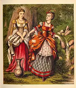 The elder daughter and the fairy.