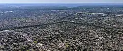 Valley Stream and the surrounding areas, as seen from the air.