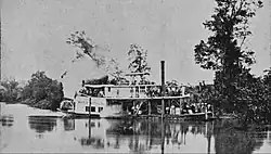 Verapaz Railroad steamboat sailing the Polochic river.[4]