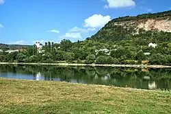 Panorama of Rașcov from the Dnester River