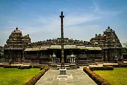 The temple view from its entrance