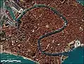 Venice, Basic structure: S-shape