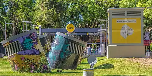 Air vents for Line H of the Buenos Aires Underground