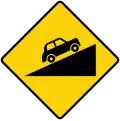 Steep ascent