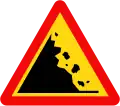 228a: Risk of landslides from the left