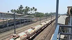 View of Goods and DFC lines from station FoB