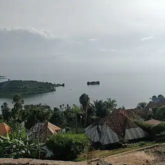 Gisenyi with houses shown
