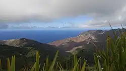 view of Sandy Bay from below Mt. Actaeon