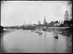 Whangārei Town Wharf, 1911