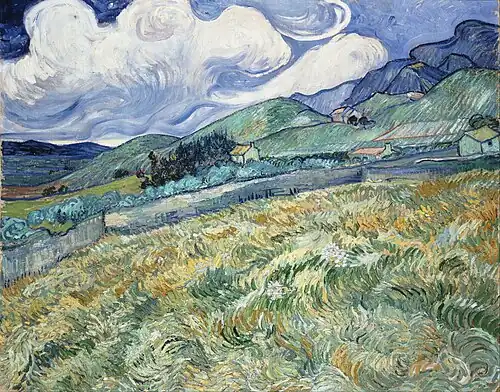 Wheat Field Behind Saint-Paul, November 1889, Virginia Museum of Fine Arts, Richmond, Virginia (F722)