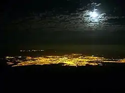 Aerial view of metropolitan area of Arequipa.