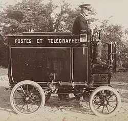 A mail van in 1901