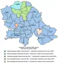 Language map of Vojvodina by municipalities, 2002