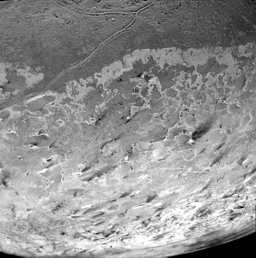 Image of Triton's surface