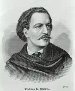 Engravingof a mustachioed Tarnowski, looking left