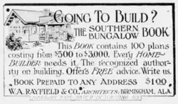 W. A. Rayfield & Co., Architects advertisement, 1917